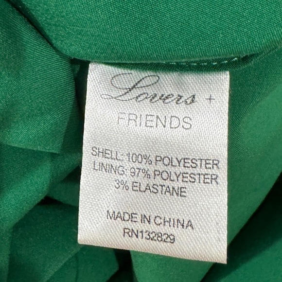 Lovers + Friends Parakeet Green Daisy Ditzy Floral Cam Ruched Midi Skirt Size XS - Picture 13 of 13